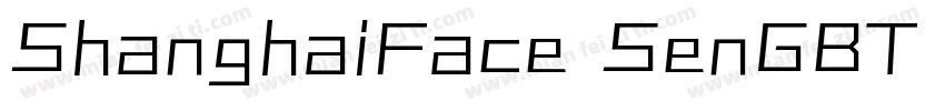 ShanghaiFace SenGBT Flash字体转换